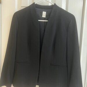 J.Crew Going Out Blazer in Black Stretch Twill - Size 10